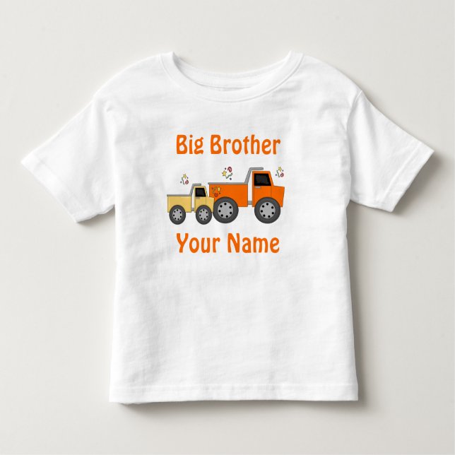 Big Brother Truck Personalized T-shirt (Front)