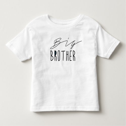 Big Brother  Typography Toddler T_shirt