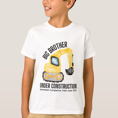 Big Brother Under Construction  Brother Digger T_Shirt