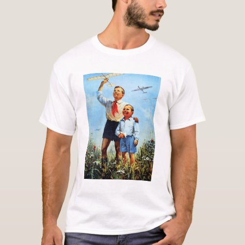 Big Brother Watching and Protecting Old Russia T_Shirt