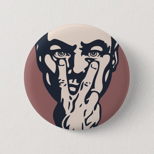 Big Brother Watching Button (Front)