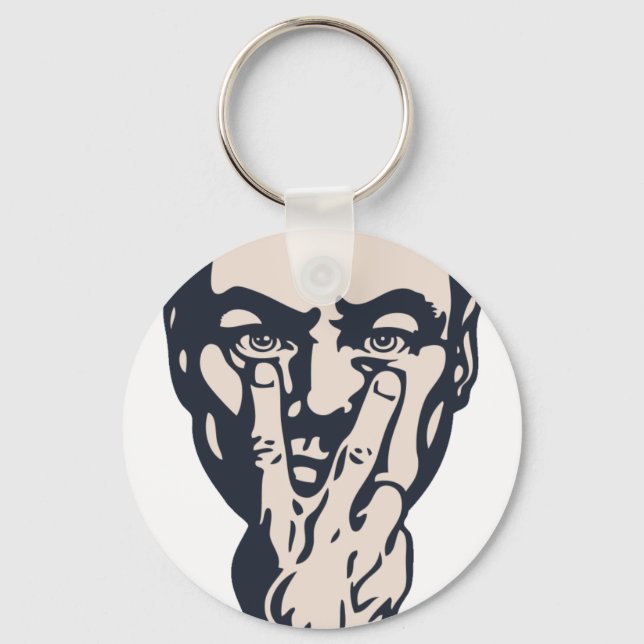 Big Brother Watching Keychain (Front)