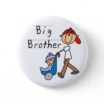 Big Brother With Little Brother Pinback Button