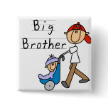 Big Brother With Little Brother Pinback Button Big Brother With Little Brother Pinback Button
