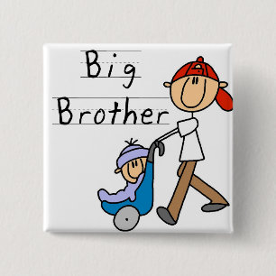 Big Brother With Little Brother Pinback Button