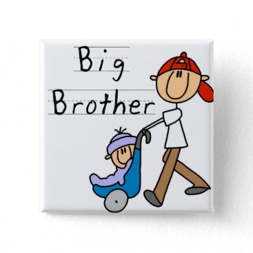Big Brother With Little Brother Pinback Button