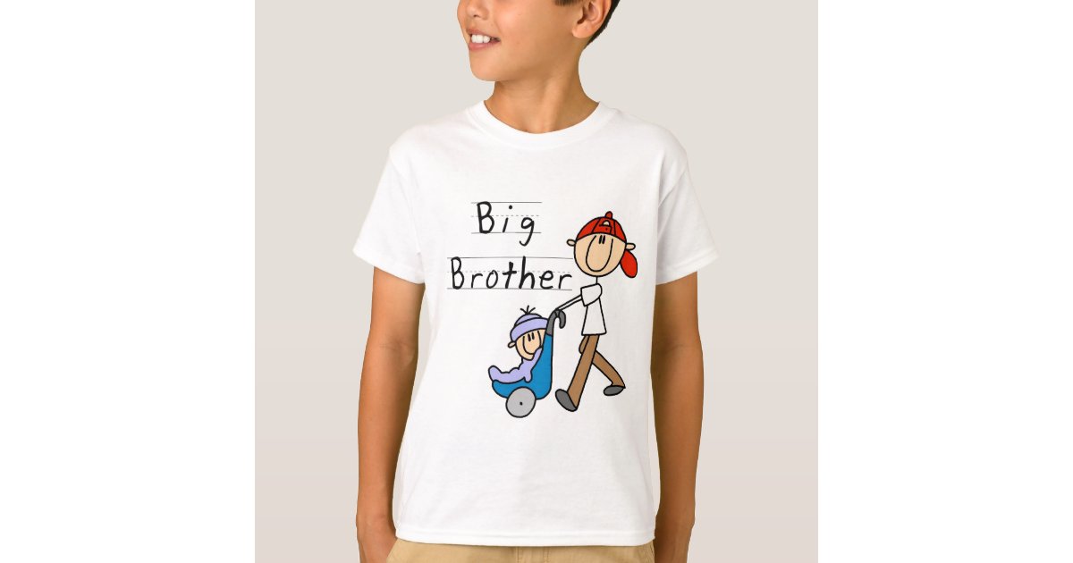 Custom Fisherman Big Brother Shirt Boys Fishing Tshirt Baby