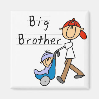 Big Brother with Little Brother Tshirts and Gifts Magnet