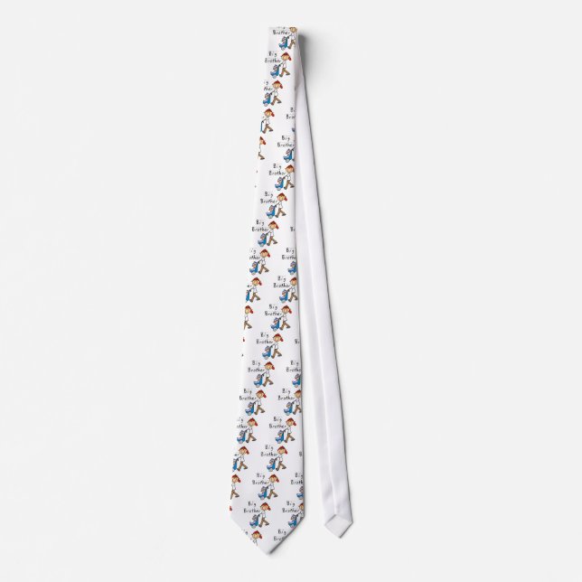 Big Brother with Little Brother Tshirts and Gifts Neck Tie (Front)