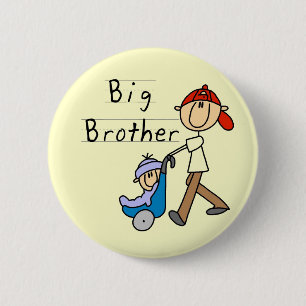 Big Brother with Little Brother Tshirts and Gifts Pinback Button