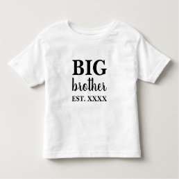 Big Brother Year Toddler T-shirt