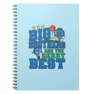 Big Brothers are the Berry Best - Blueberry Pun Notebook