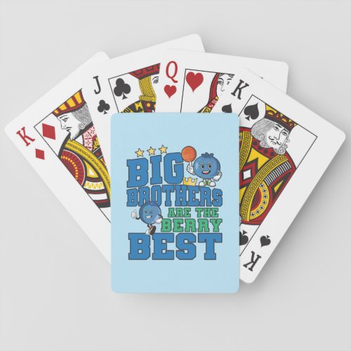 Big Brothers are the Berry Best _ Blueberry Pun Playing Cards