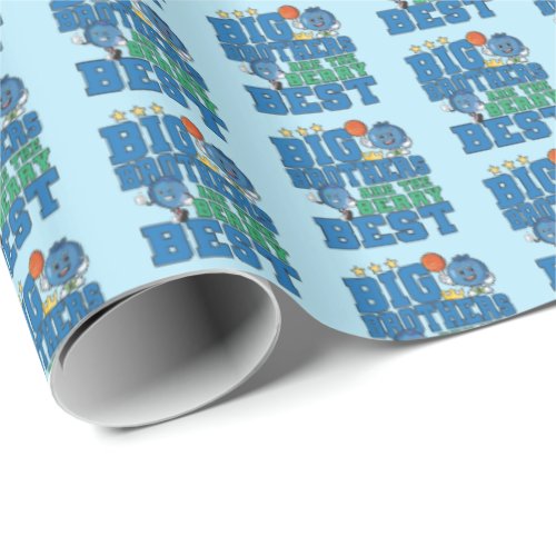 Big Brothers are the Berry Best _ Blueberry Pun Wrapping Paper