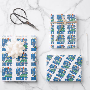 Big Brothers are the Berry Best - Blueberry Pun Wrapping Paper Sheets