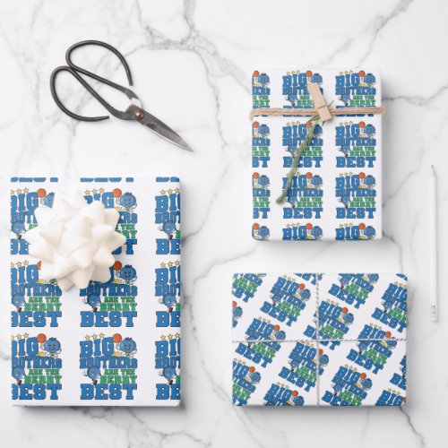 Big Brothers are the Berry Best _ Blueberry Pun Wrapping Paper Sheets