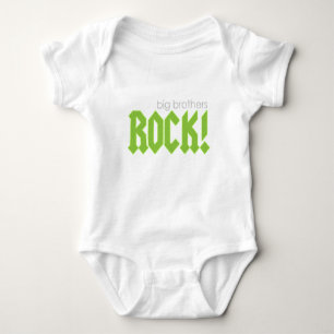 Big Brothers Rock! Baby Bodysuit