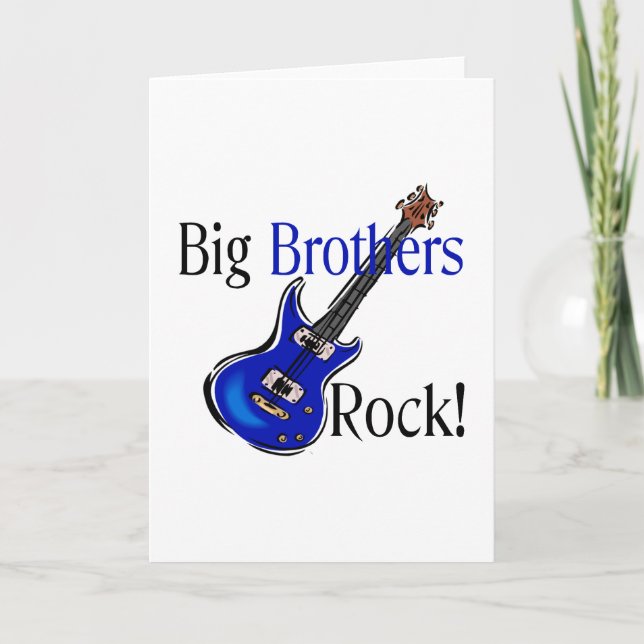 Big Brothers ROCK! Card (Front)