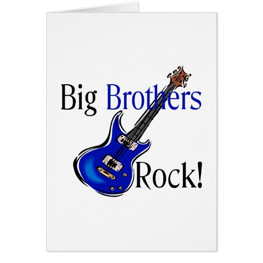 Big Brothers ROCK! Card
