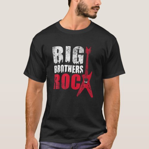 Big Brothers Rock Shirt Toddler Adult Big Brother 