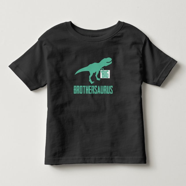 Big Brothersaurus Big Brother Announcement Dino Toddler T-shirt (Front)