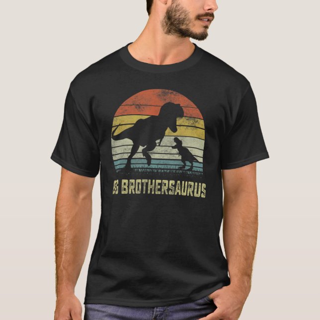 Big Brothersaurus Rex Dinosaur Big Brother Saurus  T-Shirt (Front)