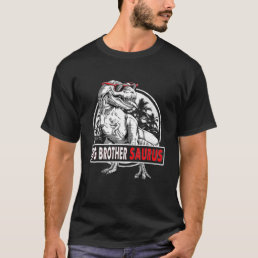 Big Brothersaurus T Rex Big Brother Saurus Dinosau T-Shirt