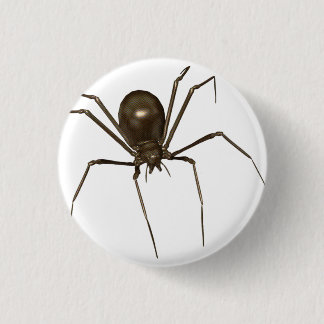 Big Brown 3D Halftone Spider Button
