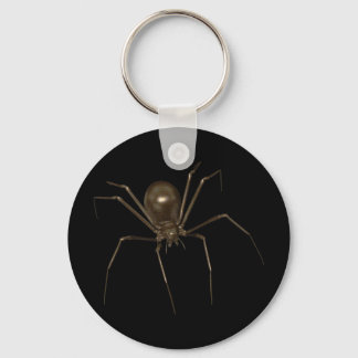 Big Brown 3D Halftone Spider Keychain