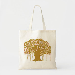 Big Brown Banyan Tree Tote Bag