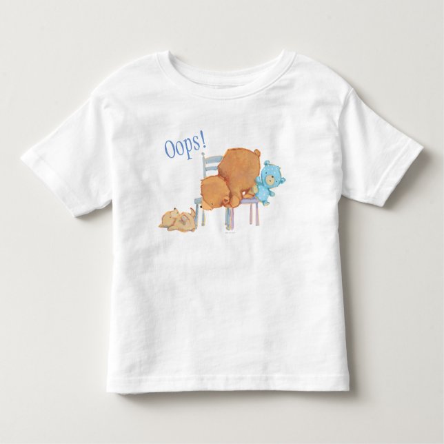 Big Brown Bear, Calico, & Floppy Share Two Chairs Toddler T-shirt (Front)