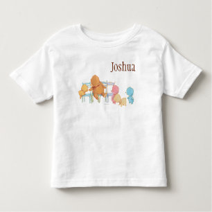 Big Brown Bear & Friends Share Four Chairs Toddler T-shirt