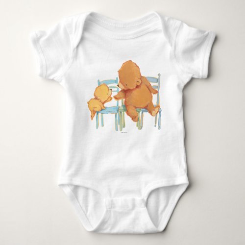 Big Brown Bear Helps Little Yellow Bear Baby Bodysuit