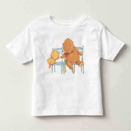 Big Brown Bear Helps Little Yellow Bear Toddler T_shirt