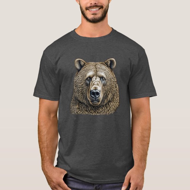 Big Brown Bear  T-Shirt (Front)
