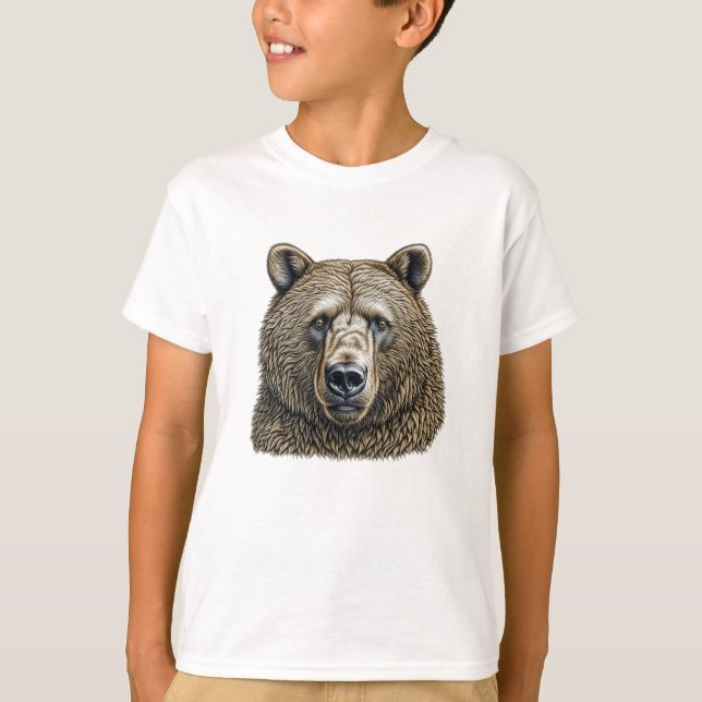 Big Brown Bear  T-Shirt (Front)