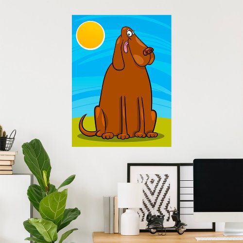 Big Brown Dog Poster