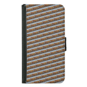 Big Brown Highland Cows, Samsung Galaxy S5 Wallet Case