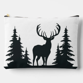 Big Buck Among Pine Trees Accessory Pouch