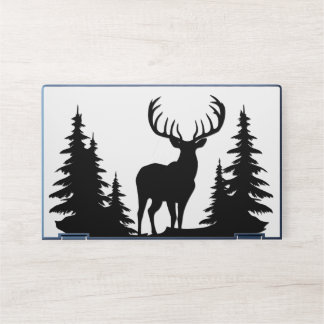 Big Buck Among Pine Trees Vector  HP Laptop Skin