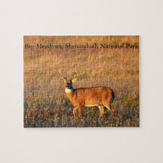 Big Buck, Big Meadows, Shenandoah National Park Jigsaw Puzzle