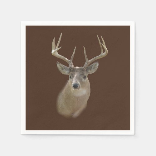 Big Buck Deer Birthday Napkins