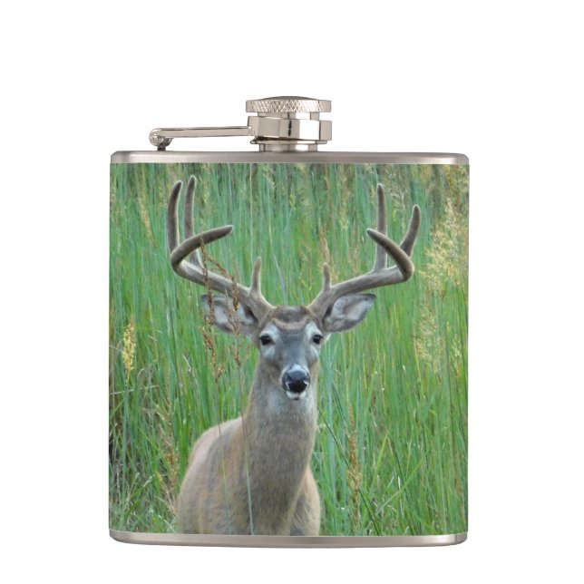 Big Buck  Flask (Front)