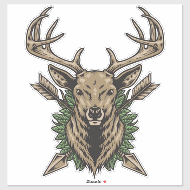 Big Buck Sticker (Sheet)