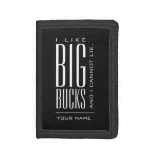 BIG BUCKS custom monogram wallets