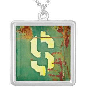 Big Bucks Silver Plated Necklace