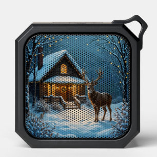  Big Buck's Snowy Christmas Visit Bluetooth Speaker