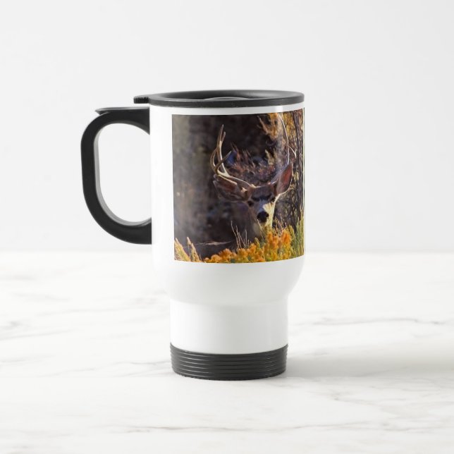 Big Bucks Travel Mug (Left)