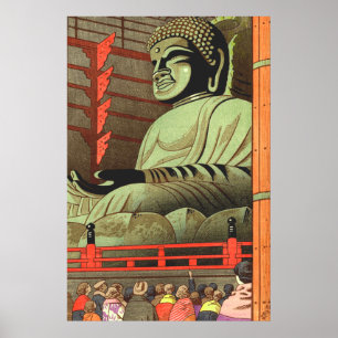 Big Buddha Of Todaiji Temple Asano Takeji 1953 Poster