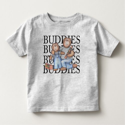 Big Buddy Little Buddy Carpenter Toddler T_shirt